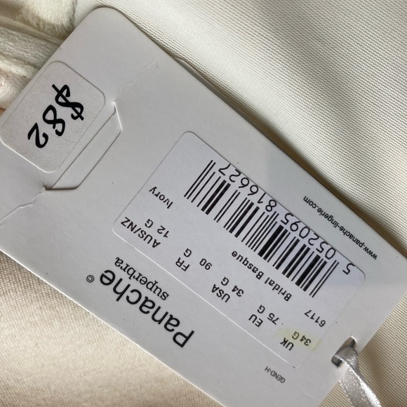 Panache Evie Bridal Underwired Basque | Ivory | 34G - Picture 7 of 9